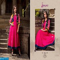 psyna pehnava vol-4 Wholesale Ready made anarkali kurtis